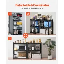 Storage Shelves 18" D x 32" W x 72" H 5-tier Garage Storage Shelving