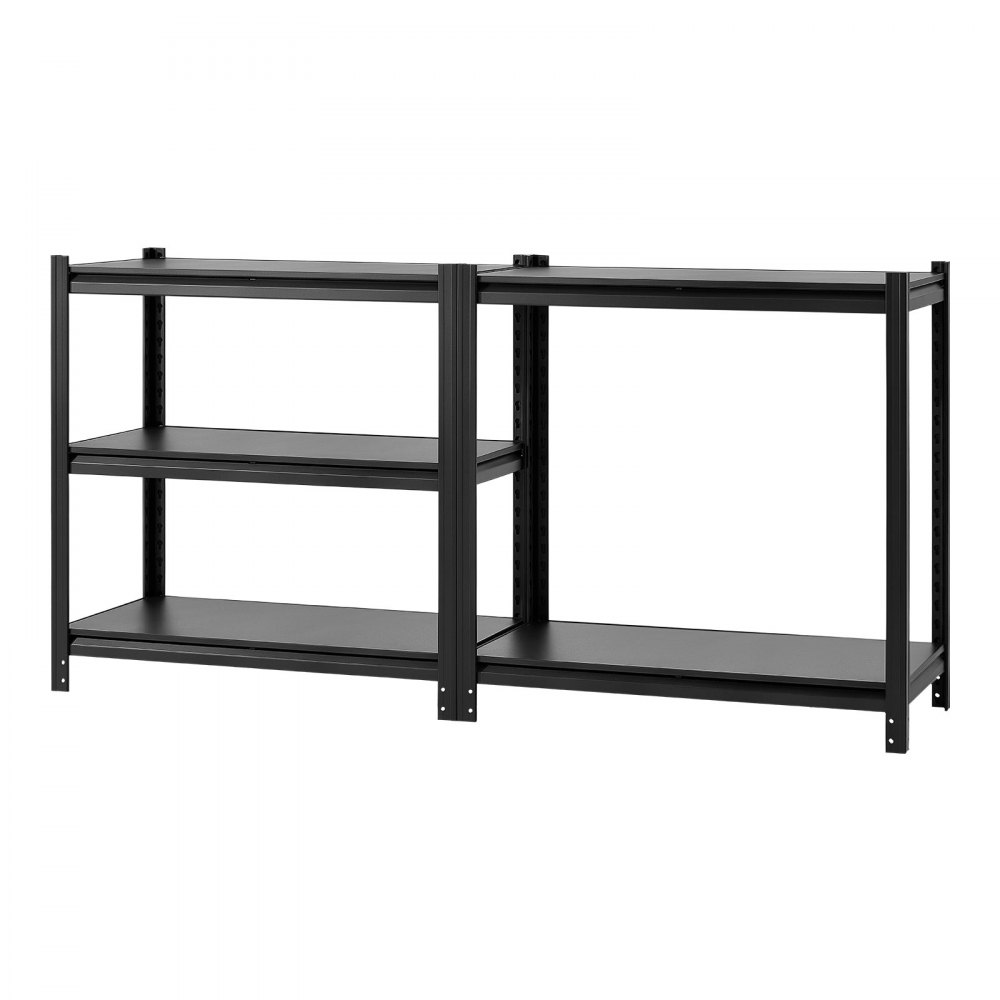 VEVOR Storage Shelves 5-Tier Adjustable Garage Shelving 907.2 kg Capacity, for Kitchen Pantry Basement Bathroom, 910 mm x 457 mm x 1828 mm, Heavy Duty Metal Utility Rack Shelf, Carbon Steel Frame