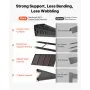 VEVOR Storage Shelves, 4-Tier Adjustable, 1088.6kg Capacity, Heavy Duty Garage Storage Shelving Unit, Metal Utility Rack Shelf, for Garage Workshop Warehouse Basement, 1030 mm W x 522 mm D x 1529 mm H