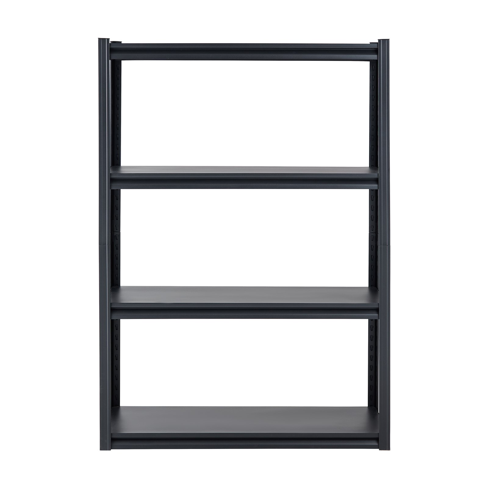 VEVOR Storage Shelves, 2400 lbs, 4 Tier Garage Storage Shelving, 20" D x 40" W x 57" H Adjustable Metal Shelves for Garage Shelves Utility Rack Shelf, Ideal for Kitchen, Warehouse, Basement, Black