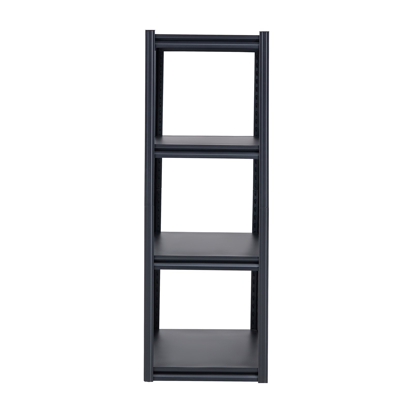 VEVOR Storage Shelves, 2400 lbs, 4 Tier Garage Storage Shelving, 20" D x 40" W x 57" H Adjustable Metal Shelves for Garage Shelves Utility Rack Shelf, Ideal for Kitchen, Warehouse, Basement, Black