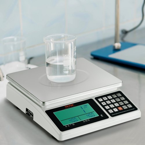 Industrial Counting Scale 30kg/66lb - Digital Inventory Scale With 1g Precision, Alarm & RS-232