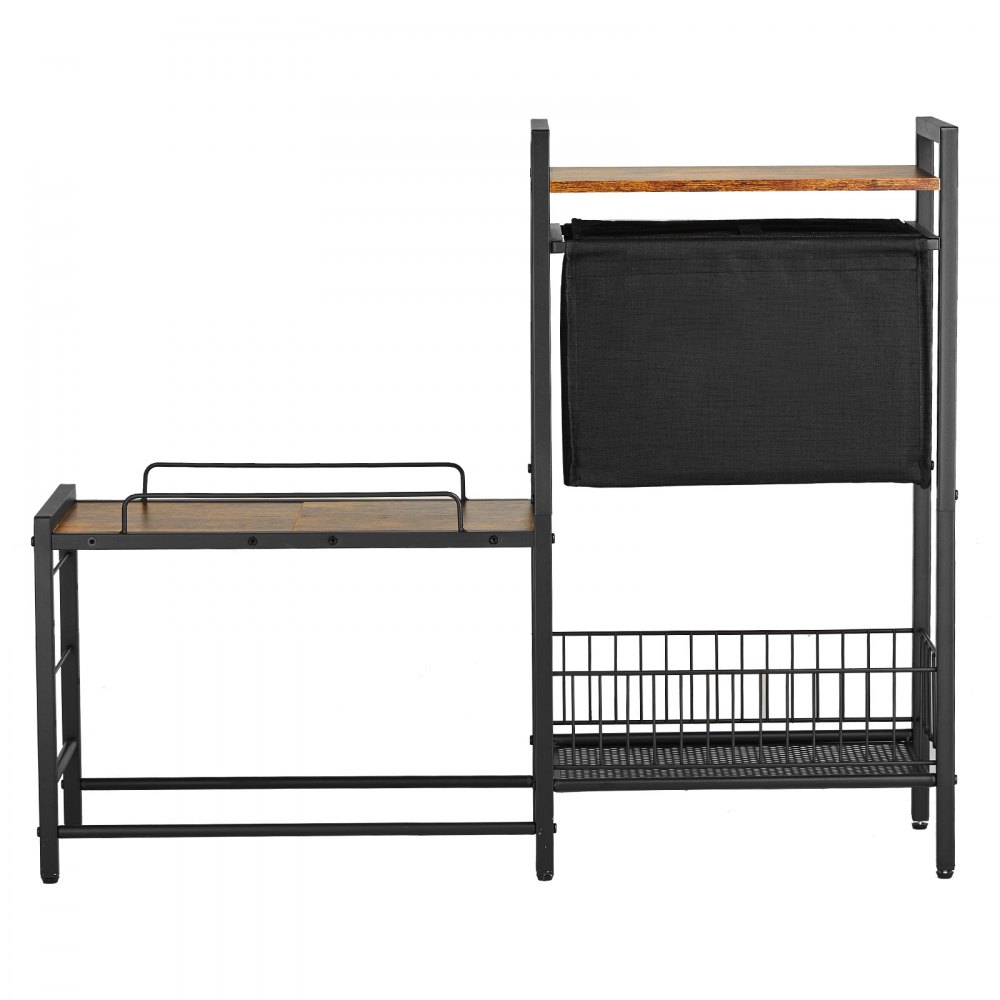 VEVOR Pet Feeding Station with Storage, Elevated Dog Bowls, Raised Dog Bowl Stand, Dog Food Storage and Feeder Station with Storage Shelves, Pet Toy Storage Organizer, for Large Medium Small Dogs