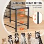 VEVOR Pet Feeding Station with Storage Dog Food & Toy Organizer Raised Dog Bowls