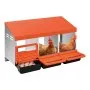VEVOR Chicken Nest Box, 3-Compartment, 15 to 30 in Stable & Corrosion-Resistant Metal Nesting Boxes with Inclined Nesting Boxes, Bottom Holes & Resting Platform, Fit for Different Chicken Breeds