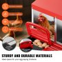 VEVOR Caja nido para gallinas de 4 compartimentos, caja mental con cajas nido inclinadas