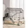 VEVOR Hamster Cage, 360° Viewing Transparent Hamster Habitats, Small Animal Cage, 22.8 x 15 x 21.3 in, Ventilated Pet Mouse Cages with Water Bottle, Portable Hamster House for Rats, Guinea Pigs