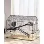 VEVOR Hamster Cage, 360° Viewing Transparent Hamster Habitats, Small Animal Cage, 29.5 x 17.3 x 24 in, Ventilated Pet Mouse Cages with Water Bottle, Portable Hamster House for Rats, Guinea Pigs