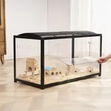 Hamster Cage Habitat 37.8in Clear Pet Rodent Gerbil Mice Small Animal House