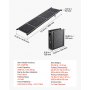 VEVOR Dog Ramp for Car 180 x 43.2 cm Foldable Pet Ramp with Felt Surface, for SUV Car Truck Outdoor, 113.4 kg Capacity, Extra Long and Wide Gentler Climb, Non-Slip Portable for Medium & Large Dogs