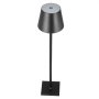 VEVOR Cordless Table Lamp, 2-Pack, 5200mAh Built-in Rechargeable Battery Desk Lamp, Stepless Dimming Up, 3 Adjustable Heights, Detachable Lampshade for Bottle, Restaurant, Bedroom, Outdoor, Black