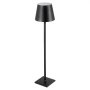 VEVOR Cordless Table Lamp, 2-Pack, 5200mAh Built-in Rechargeable Battery Desk Lamp, Stepless Dimming Up, 3 Adjustable Heights, Detachable Lampshade for Bottle, Restaurant, Bedroom, Outdoor, Black