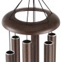 VEVOR Wind Chimes for Outside, 50", Deep Tone Wind Chimes with 6 Tubes, Unique Large Memorial Wind Chimes for Anniversary, Amazing Outdoor Decor for Your Patio, Porch, Garden and Backyard, Copper Vein
