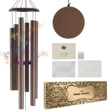 VEVOR Wind Chimes for Outside 50-Inch Aluminum Memorial Deep Tone Wind Chimes