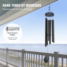 VEVOR Wind Chimes for Outside 58-Inch Aluminum Memorial Deep Tone Wind Chimes