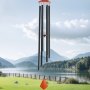 VEVOR Wind Chimes for Outside, 60 in, Deep Tone Wind Chimes with 6 Tubes, Unique Large Memorial Wind Chimes for Anniversary, Amazing Outdoor Decor for Your Patio, Porch, Garden and Backyard, Black