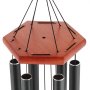 VEVOR Wind Chimes for Outside, 60 in, Deep Tone Wind Chimes with 6 Tubes, Unique Large Memorial Wind Chimes for Anniversary, Amazing Outdoor Decor for Your Patio, Porch, Garden and Backyard, Black