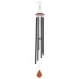 VEVOR Wind Chimes for Outside, 60 in, Deep Tone Wind Chimes with 6 Tubes, Unique Large Memorial Wind Chimes for Anniversary, Amazing Outdoor Decor for Your Patio, Porch, Garden and Backyard, Black