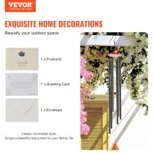 VEVOR Wind Chimes for Outside 1524 mm Aluminum Memorial Deep Tone Wind Chimes