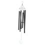 VEVOR Wind Chimes for Outside, 66 in, Deep Tone Wind Chimes with 6 Tubes, Unique Large Memorial Wind Chimes for Anniversary, Amazing Outdoor Decor for Your Patio, Porch, Garden and Backyard, Black