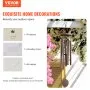 VEVOR Wind Chimes for Outside, 1143 mm, Deep Tone Wind Chimes with 6 Tubes, Unique Large Memorial Wind Chimes for Anniversary, Amazing Outdoor Decor for Your Patio, Porch, Garden and Backyard, Bronze
