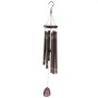 VEVOR Wind Chimes for Outside, 42", Deep Tone Wind Chimes with 6 Tubes, Unique Large Memorial Wind Chimes for Anniversary, Amazing Outdoor Decor for Your Patio, Porch, Garden and Backyard, Dark Brown