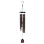 VEVOR Wind Chimes for Outside, 42", Deep Tone Wind Chimes with 6 Tubes, Unique Large Memorial Wind Chimes for Anniversary, Amazing Outdoor Decor for Your Patio, Porch, Garden and Backyard, Dark Brown