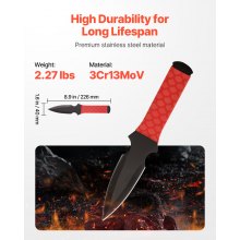 Throwing Knives Set 6 Pack 8.9 inch Stainless Steel Knives Throwing Products