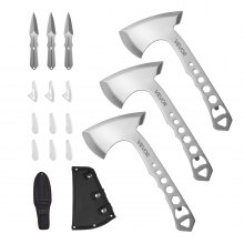 Throwing Axes and Tomahawks 3 Pack Hatchet Axes and 3 Pack Knives Throwing Set
