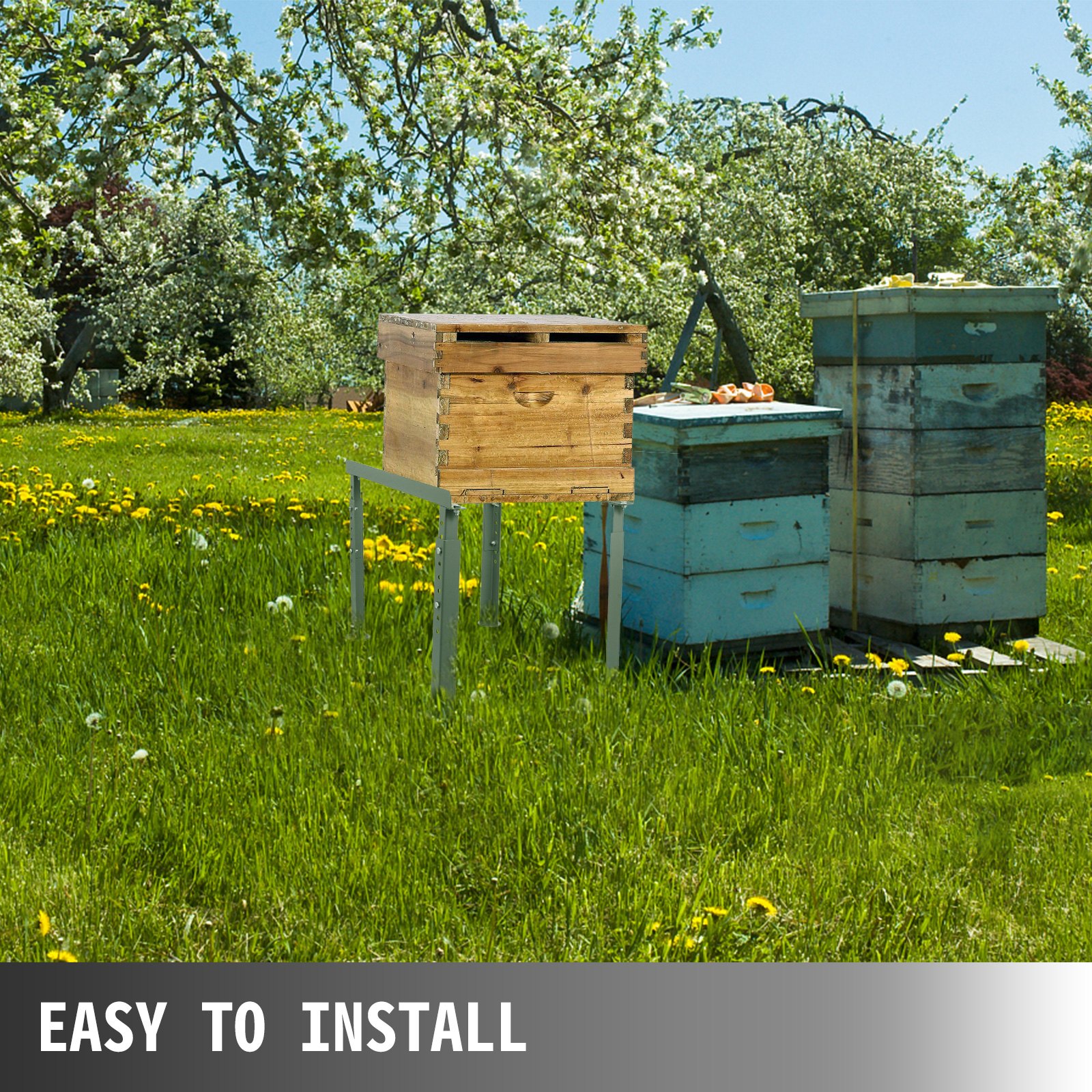 Metal Hive Stand Adjustable Hive 5-Pack Stand Hive Stand Hive Frame Stand