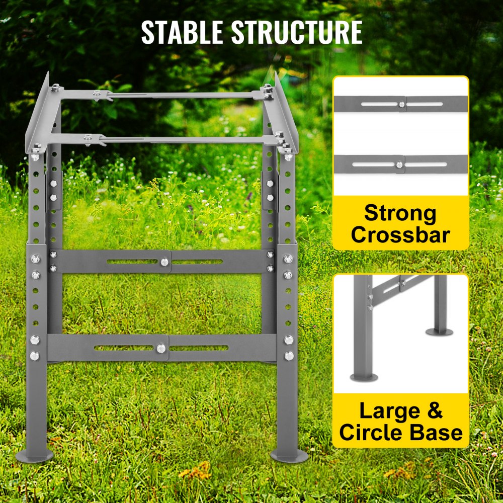 Vevor Hive Stand Metal Adjustable Leg Hive Frame Holder Beekeeping Hives Support