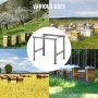 Vevor Hive Stand Metal Adjustable Leg Hive Frame Holder Beekeeping Hives Support