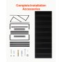 Window Awning Door Canopy 104x36 in Outdoor Steel Front Door Awnings Anti-Rust