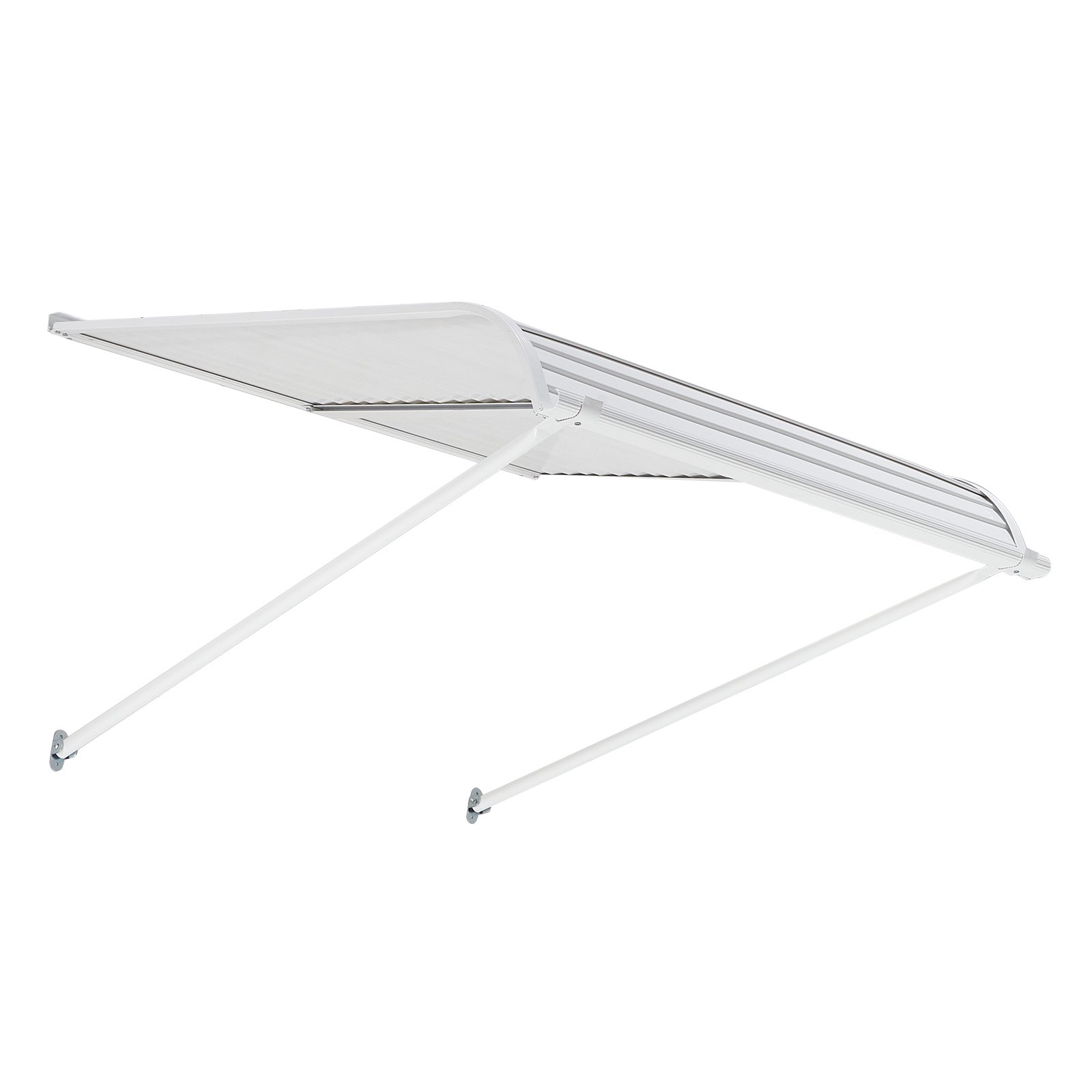 VEVOR Aluminum Awning 1016 × 1066 mm, Durable Window Awning Door Canopy, Lightweight and Stable Aluminum Exterior Awnings Rain Snow Sunlight Protection for Door Entrance Windows Patio Porch