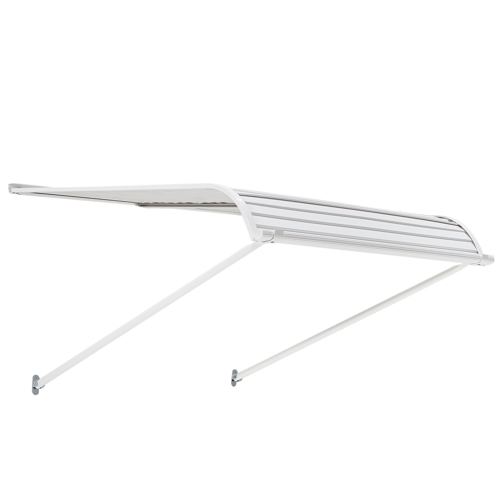 VEVOR Aluminum Awning 1016 × 1066 mm, Durable Window Awning Door Canopy, Lightweight and Stable Aluminum Exterior Awnings Rain Snow Sunlight Protection for Door Entrance Windows Patio Porch