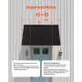 VEVOR Window Awning Door Canopy 44x24 in Outdoor Patio Steel Front Door Awnings