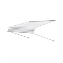 Window Awning Door Canopy 48x42 in Aluminum Alloy Front Door Awnings Anti-Rust