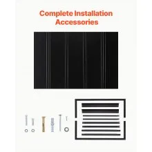 VEVOR Window Awning Door Canopy 56x24 in Outdoor Patio Steel Front Door Awnings