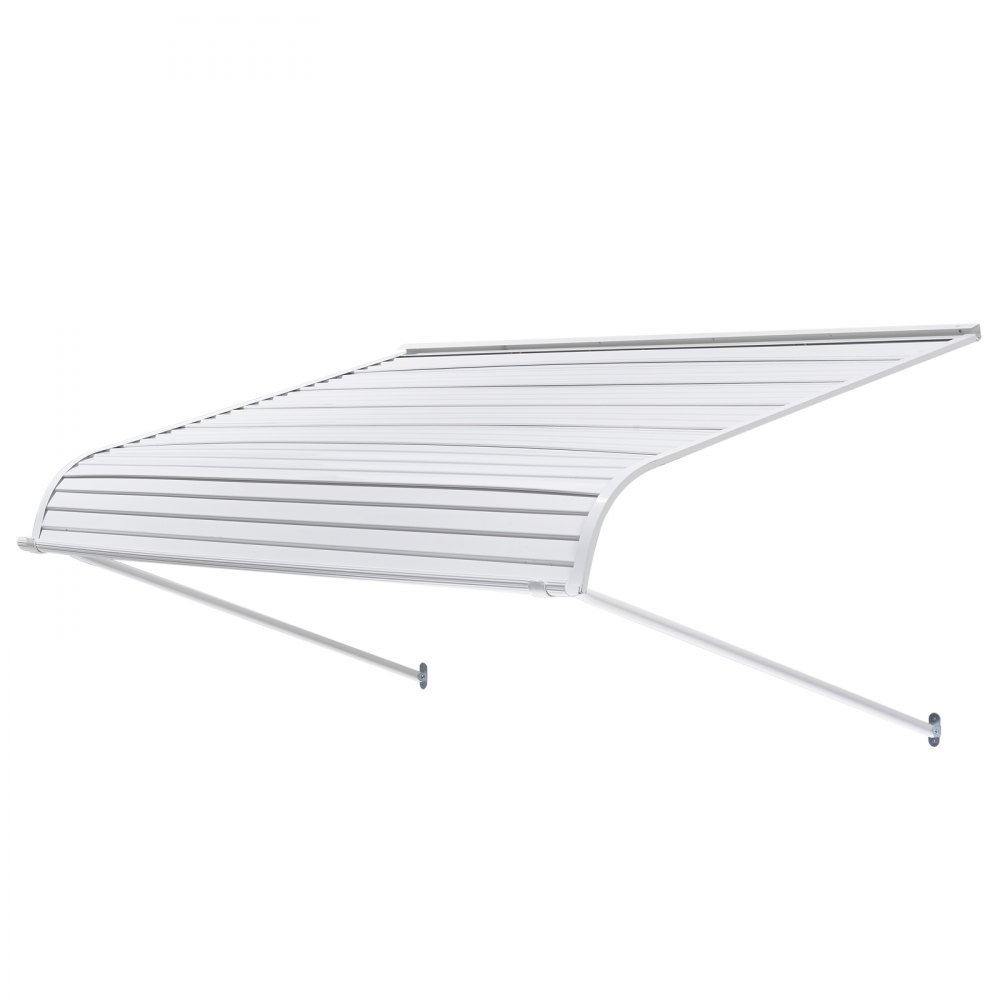 VEVOR Aluminum Awning 1524 × 1066 mm, Durable Window Awning Door Canopy, Lightweight and Stable Aluminum Awnings for Doors Exterior Rain Snow Sunlight Protection for Door Entrance Windows Patio Porch
