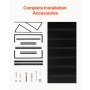 Window Awning Door Canopy 80x36 in Outdoor Steel Front Door Awnings Anti-Rust