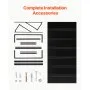 VEVOR Window Awning Door Canopy 80x36 in Outdoor Patio Steel Front Door Awnings