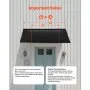 VEVOR Window Awning Door Canopy 80x36 in Outdoor Patio Steel Front Door Awnings