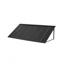 Window Awning Door Canopy 80x36 in Outdoor Steel Front Door Awnings Anti-Rust