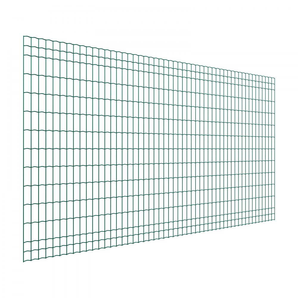 VEVOR Farm Fence, 1.2 x 25 m, 2 x 4 in Mesh 2.1mm Galvanized Steel Wire Fencing for Cattle, Hog & Sheep, Heavy Duty Vinyl Coated Livestock Fence for Animal Enclosures, Cage Wire, Garden Fences, Green