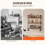 VEVOR Industrial Pipe Shelf, 3 Tier 32x7.87in, Wall-Mount Floating Rustic Wood Shelves Bracket Display Bookshelf, Storage Rack Sundries Holder for Kitchen Bedroom Bathroom Living Room, Black