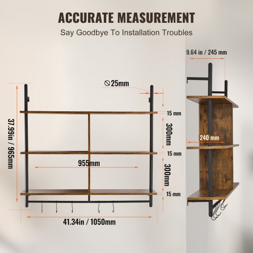 industrial pipe shelf bracket assembly diagram