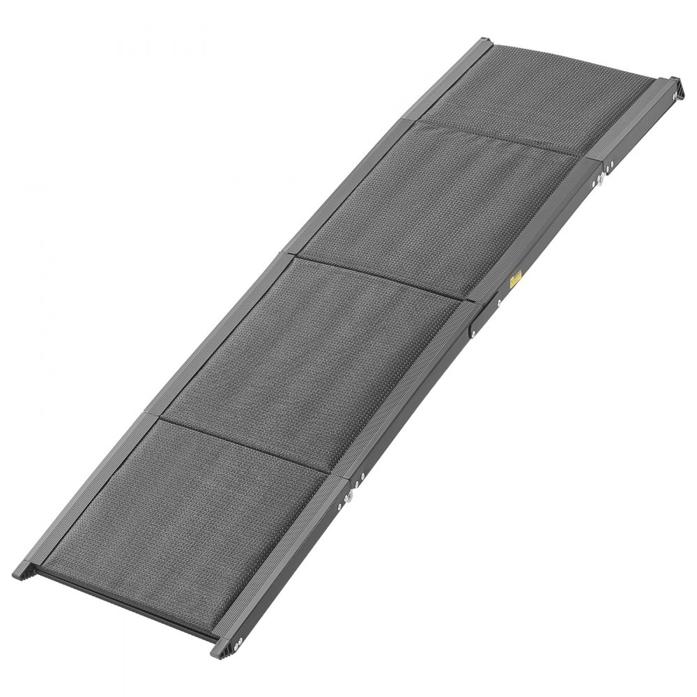 VEVOR Dog Ramp for Cars, 1600 × 432 mm, Folding Pet Ramps for Medium & Large Dogs up to 113 kg, Pet Stair Ramp with Non-Slip Oxford Fabric Surface, Portable Outdoor Dog Car Ramps for SUV & Truck
