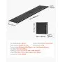 VEVOR Dog Ramp for Cars, 63" L x 17" W, Folding Pet Ramps for Medium & Large Dogs up to 250lbs, Pet Stair Ramp with Non-Slip Oxford Fabric Surface, Portable Outdoor Dog Car Ramps for SUV & Truck