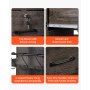 VEVOR 2 Drawers Metal File Cabinet, Lateral Filing Cabinet with Lock and 6 Open Shelves, Wooden Wide Filing Storage Cabinets with Power Strip for Letter, A4, Legal Size File, Easy Assembly, Gray