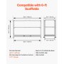 6ft Scaffolding Safety Guard Rail System For Baker-Style Scaffolding Yellow